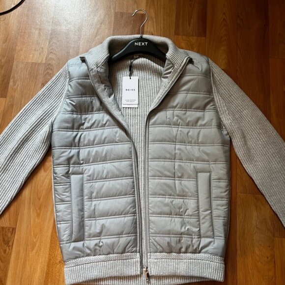 Reiss Quilted Hybrid Knit Jacket M-Brand New with Tags-Reiss - Picture 3 of 5